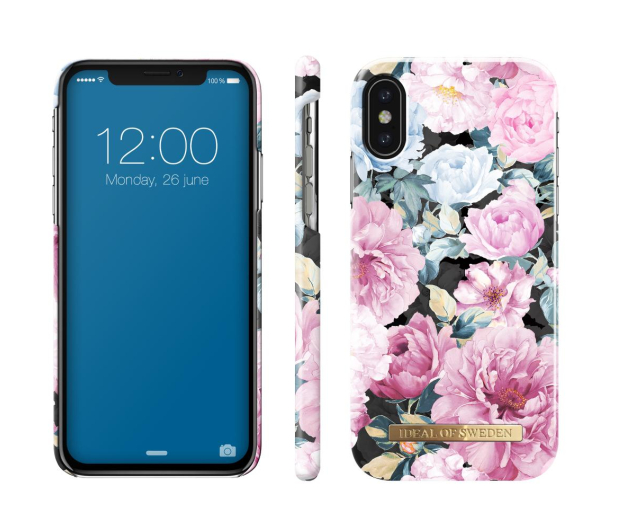 Etui Fashion Case do iPhone X kwiatowe - 1381332 - zdjęcie 2